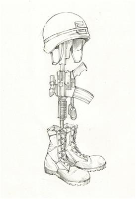 Symbolism of the US battlefield cross: how boots, rifles, and helmets reinforce masculinity